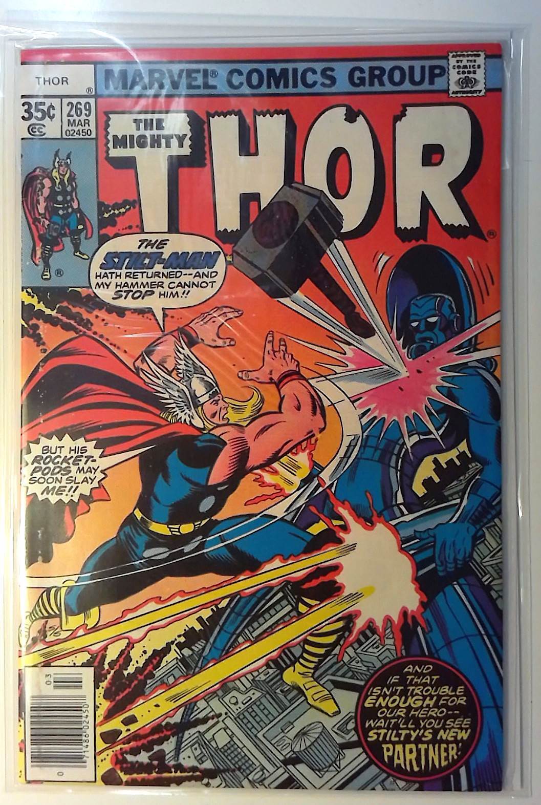 Thor #269 Marvel (1978) FN/VF 1st Series 1st Print Comic Book