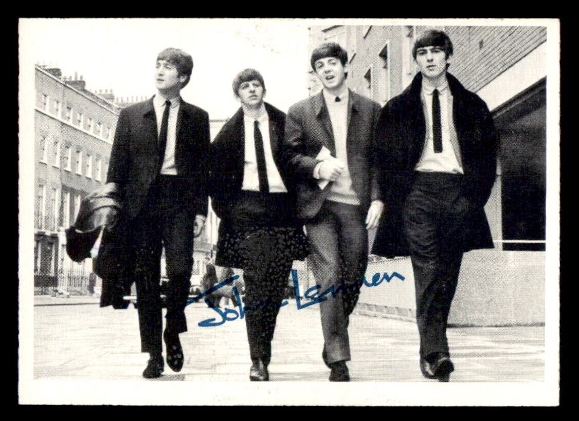 1964 OPC O-Pee-Chee Beatles B&W #47 John Lennon EX/MT