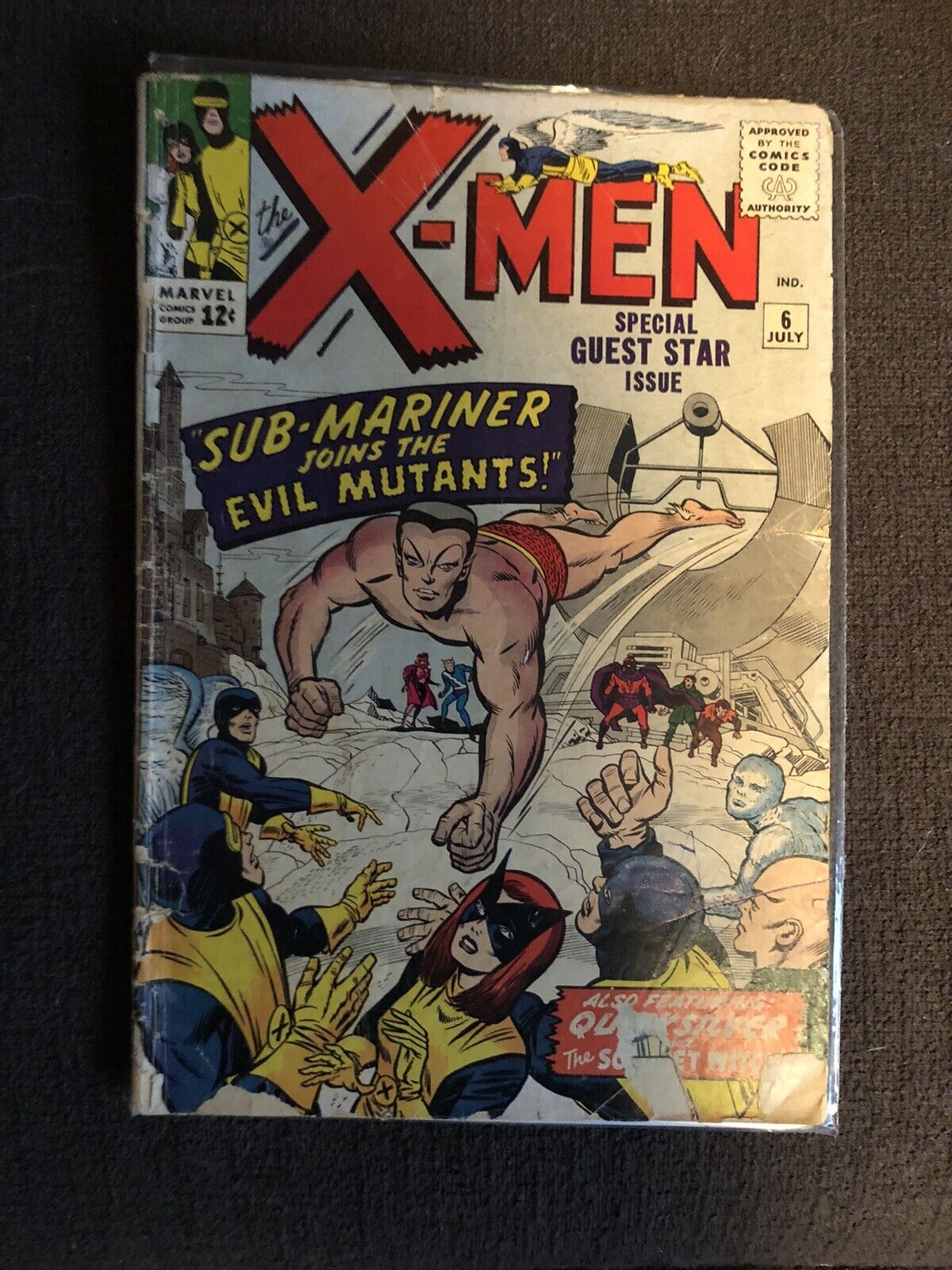 X-Men #6 (1964) Sub Mariner Appearance Early X-Men