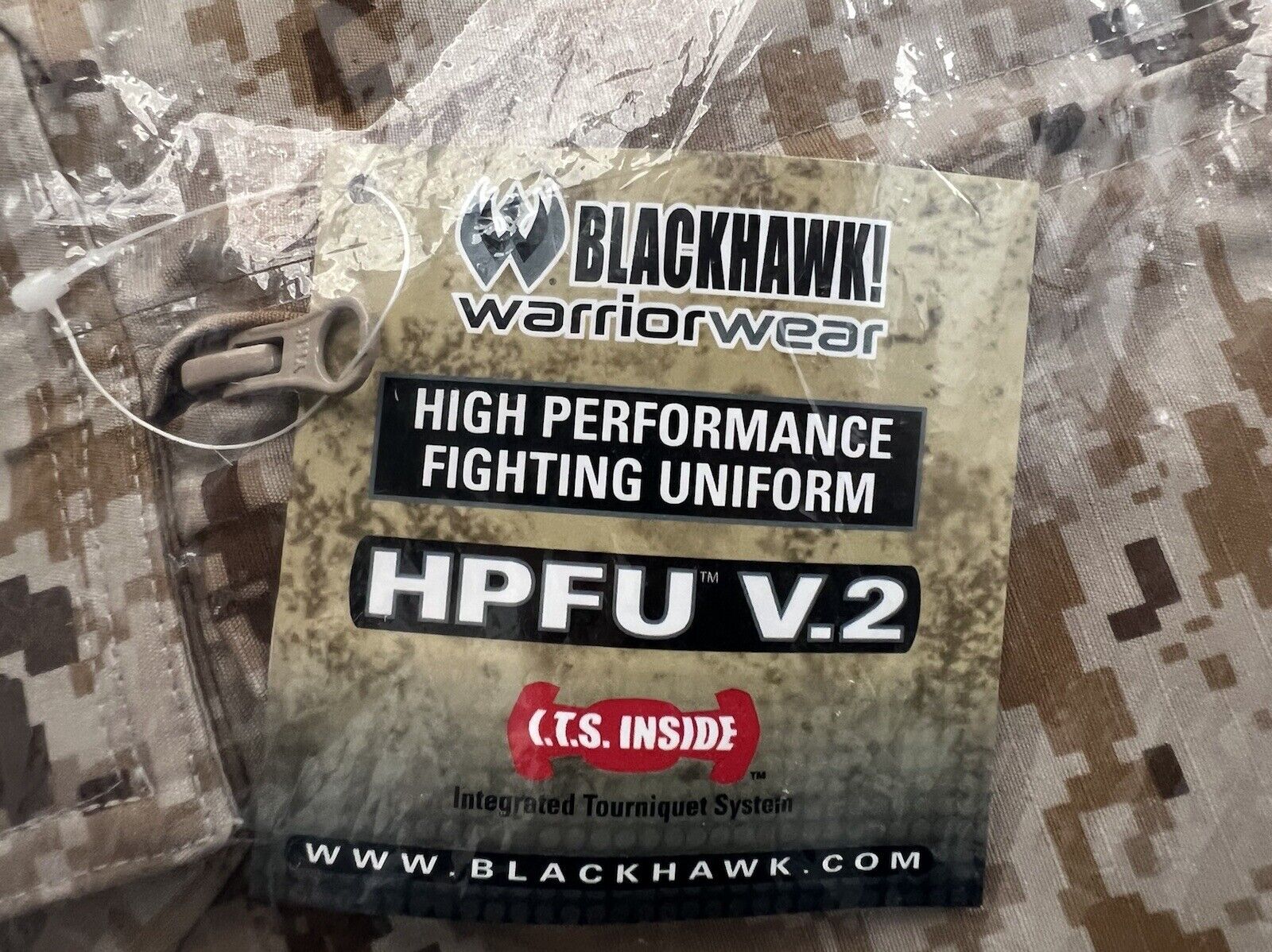 Blackhawk Warriorwear High Performance Uniform HPFU V.2 Large New in Bag Desert