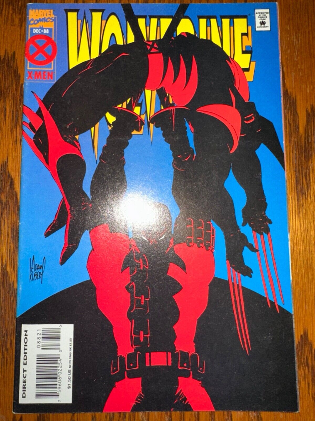 Wolverine #88 1st Wolverine vs. Deadpool Adam Kubert Marvel 1994