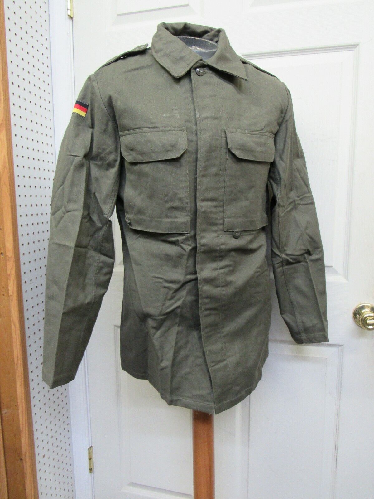 Vintage German Moleskin Field Shirt Jacket Bundeswehr Unissued New Old Stock