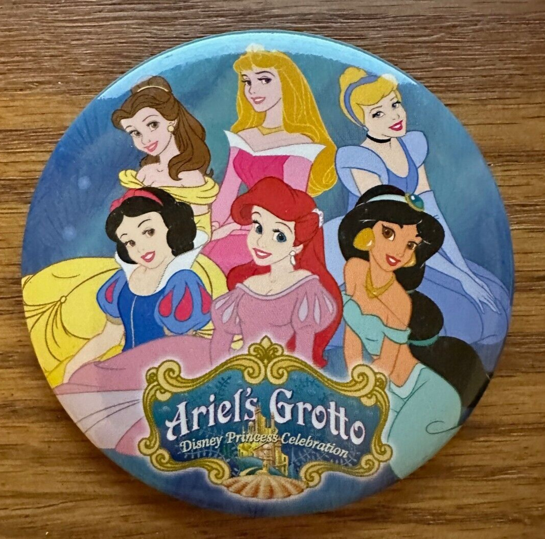 Disneyland Ariel\'s Grotto Disney Princess Celebration original design button