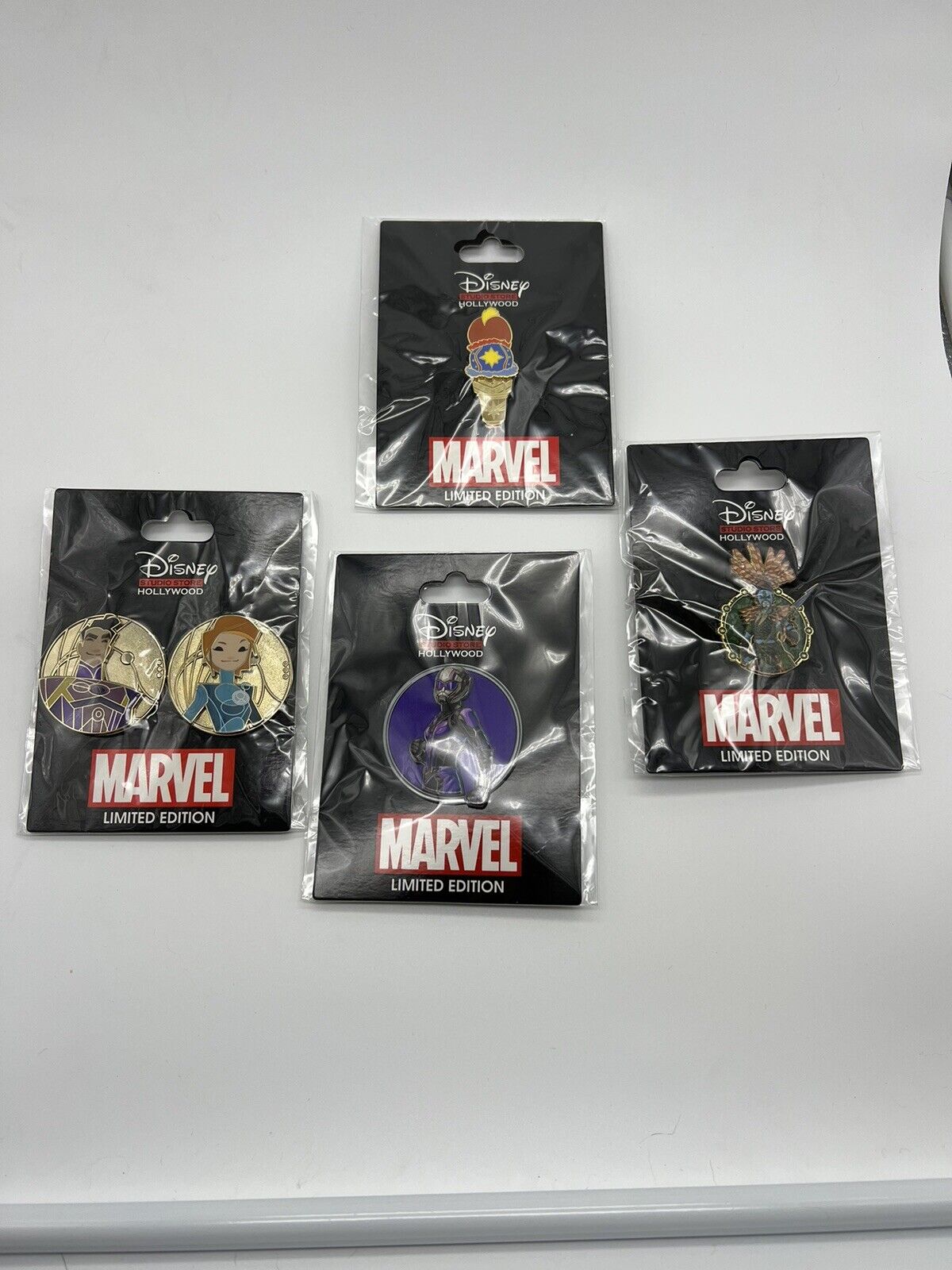 Disney Pin Lot Of 5 DSF  LE MARVEL Antman Eternals Black Panther Captain Marvel