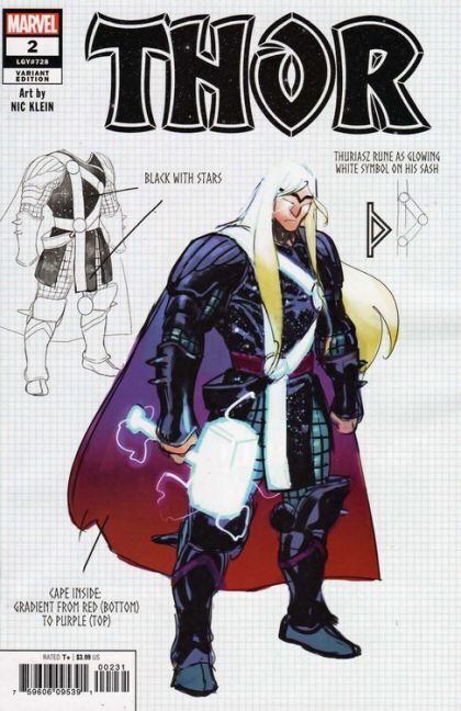 Thor #2 (2020) Reference to the destruction of the DC Universe in 9.4 Near Mint