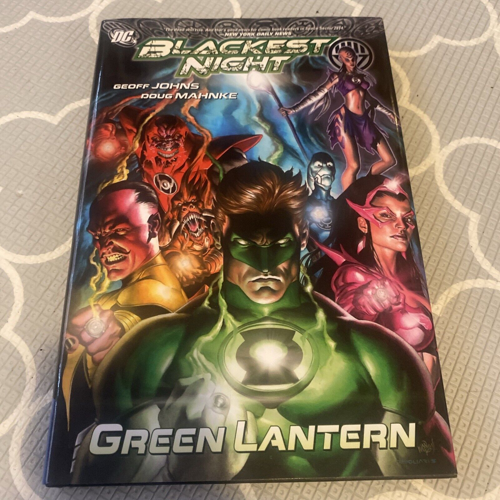 Blackest Night Green Lantern DC Comics Hardcover 1st Printing