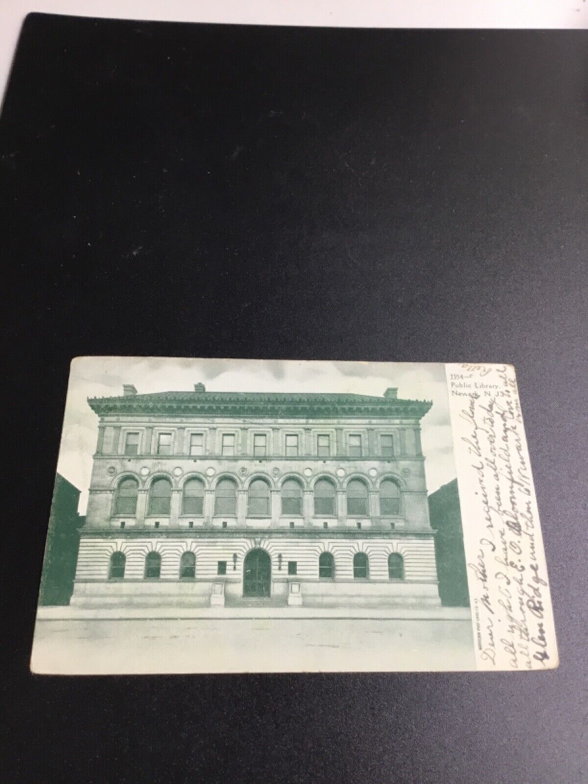 1906 Newark, NJ Postcard - Public Library 2592