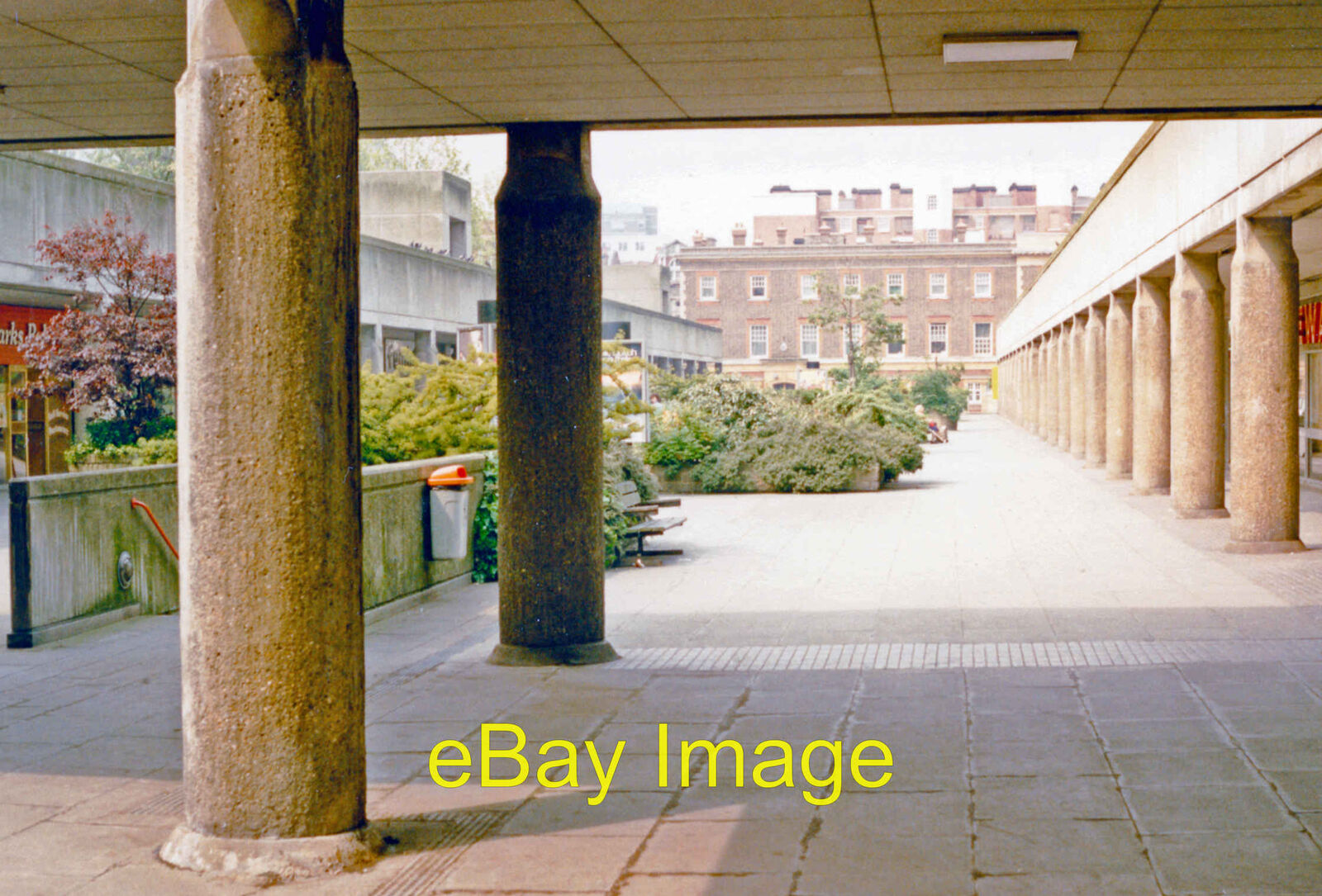 Photo 12x8 Holborn, 1988: Brunswick Centre London NW view in shopping arca c1988