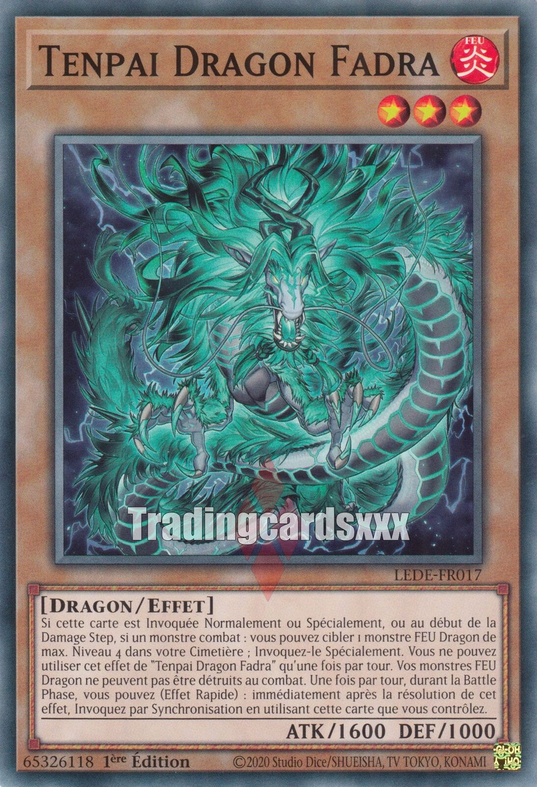 Yu-Gi-Oh Tenpai Dragon Fadra: C LEDE-FR017