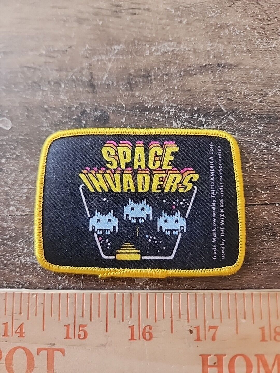 Vintage Space Invaders Sew Or Glue On Patch 