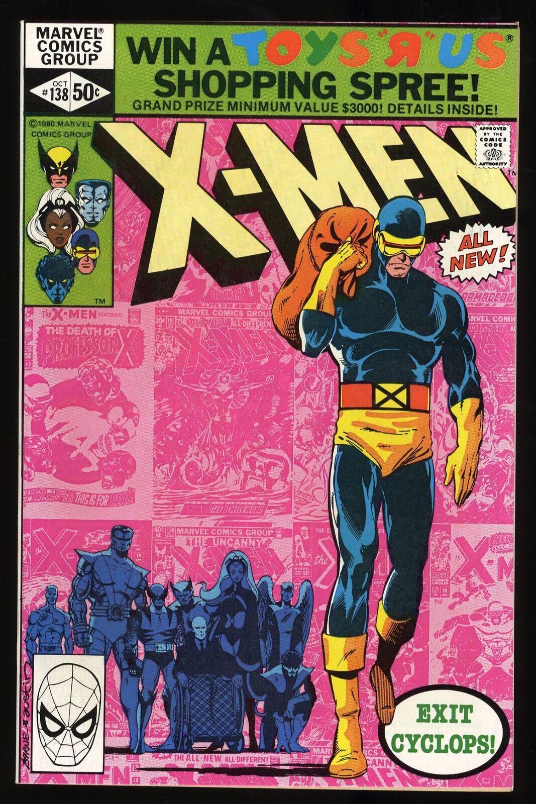 X-Men #138 NM/M 9.8 Cyclops leaves Jean Grey Funeral Marvel 1980