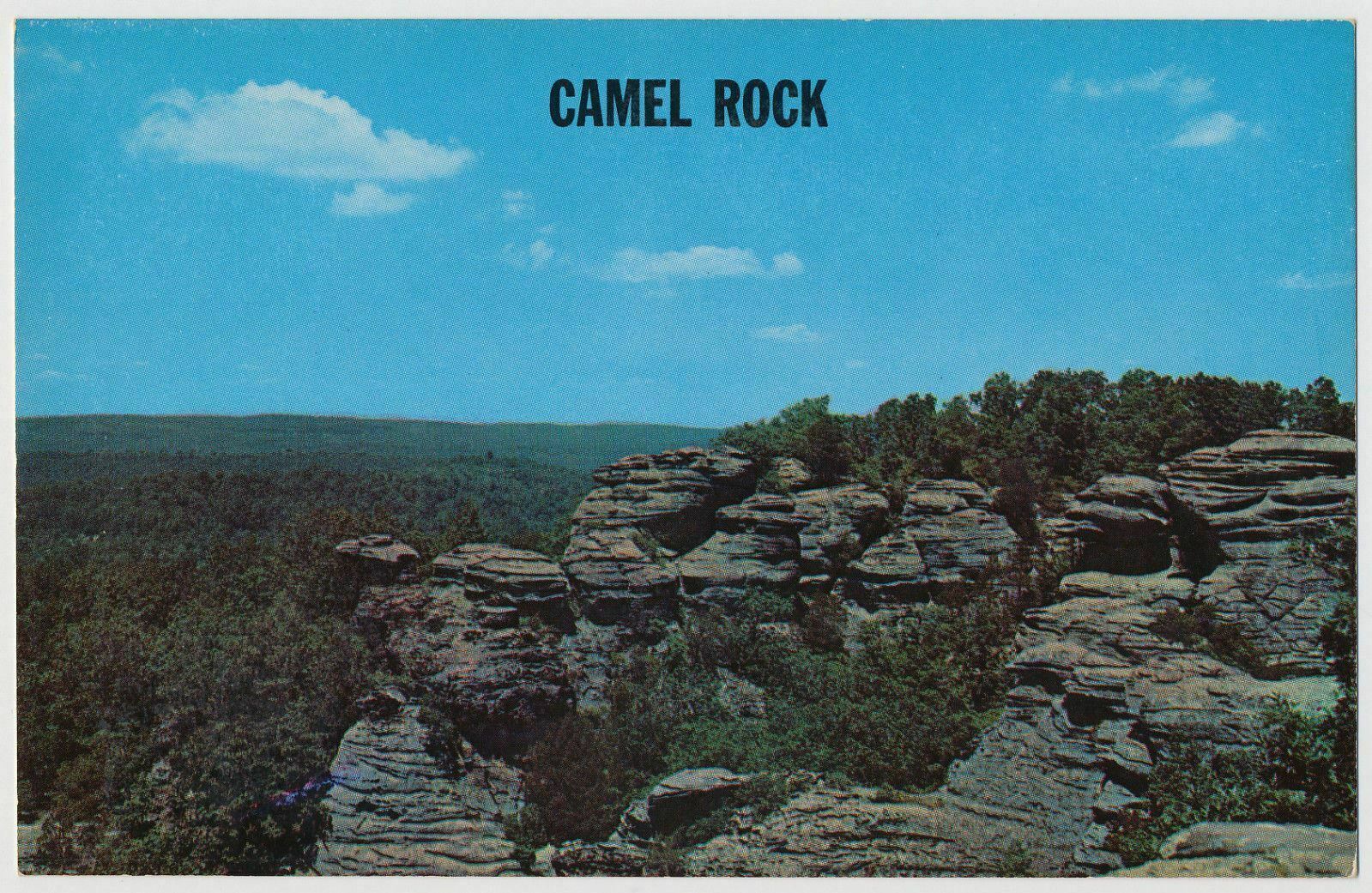 Camel Rock, Shawnee Hills Recreation Area near Harrisburg, Illinois
