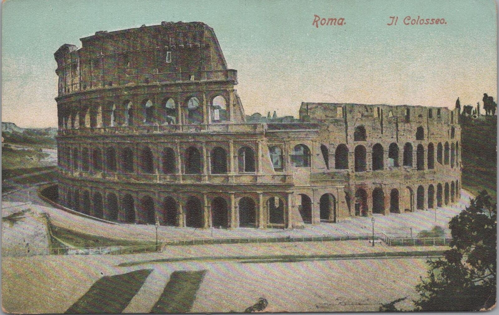 Postcard The Colosseum Il Colosseo Roma Rome Italy  