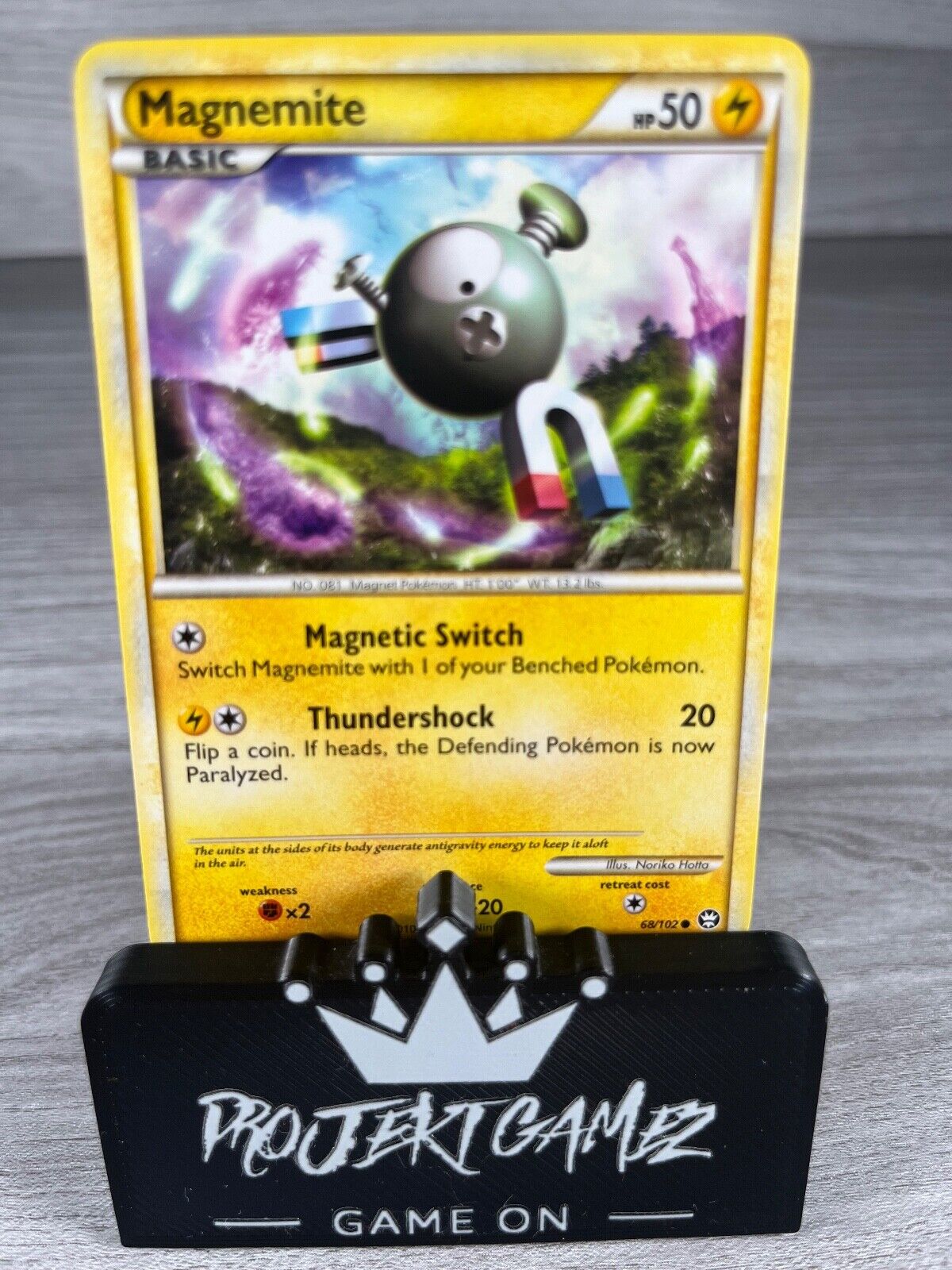 Magnemite 68/102 HeartGold SoulSilver Triumphant Pokemon Card TCG