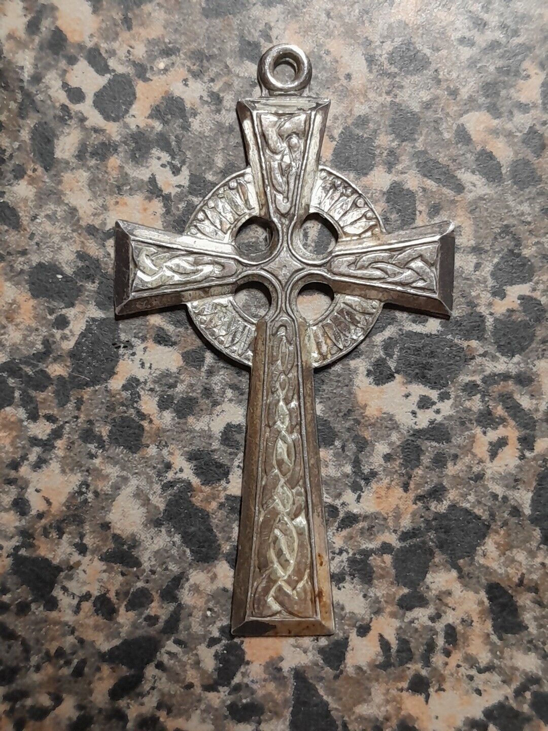 Vintage Chapel Sterling Celtic Cross Medal 