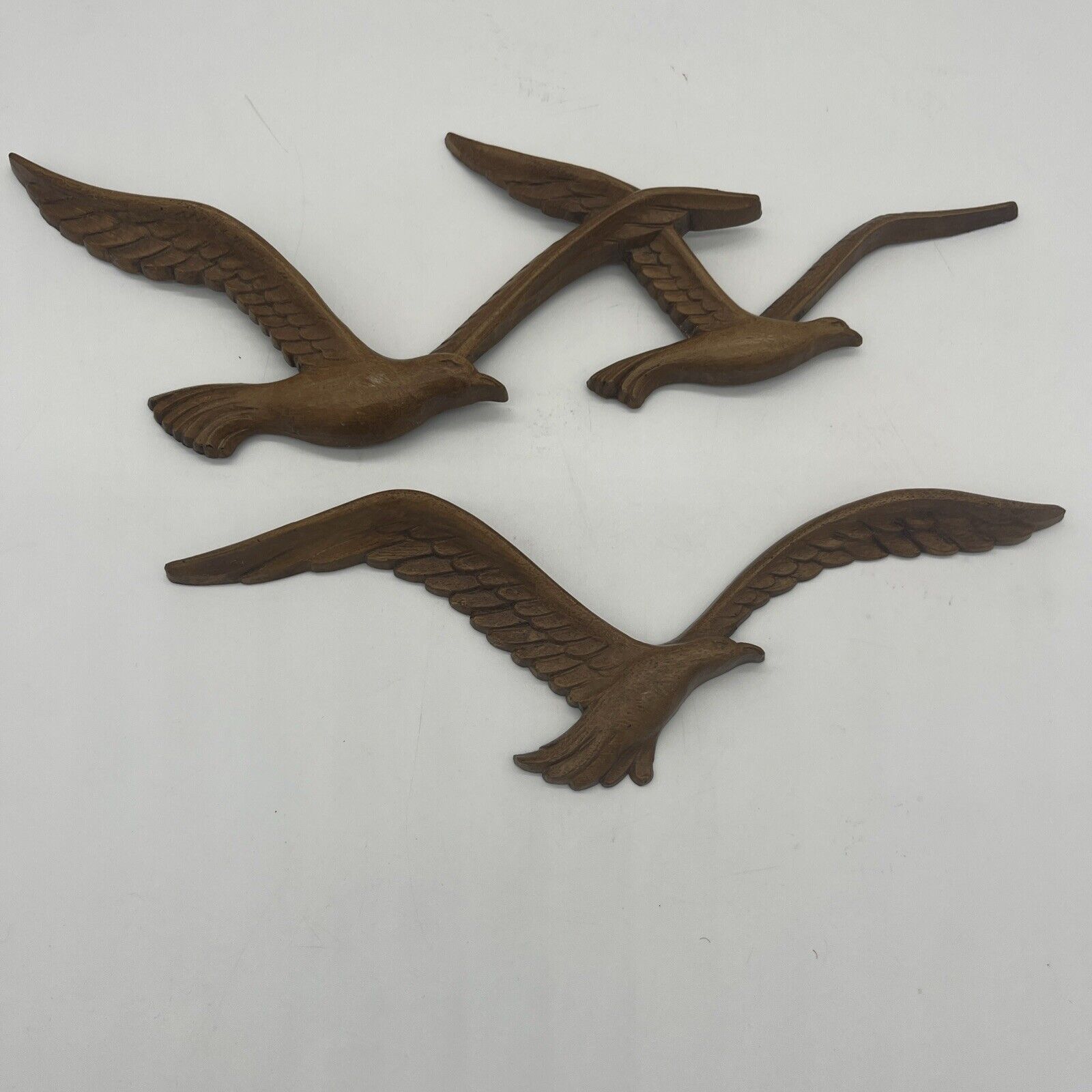 MCM 1981 Homco Wall Art Flying Seagulls Vintage 3-dimensional USA Decor Birds