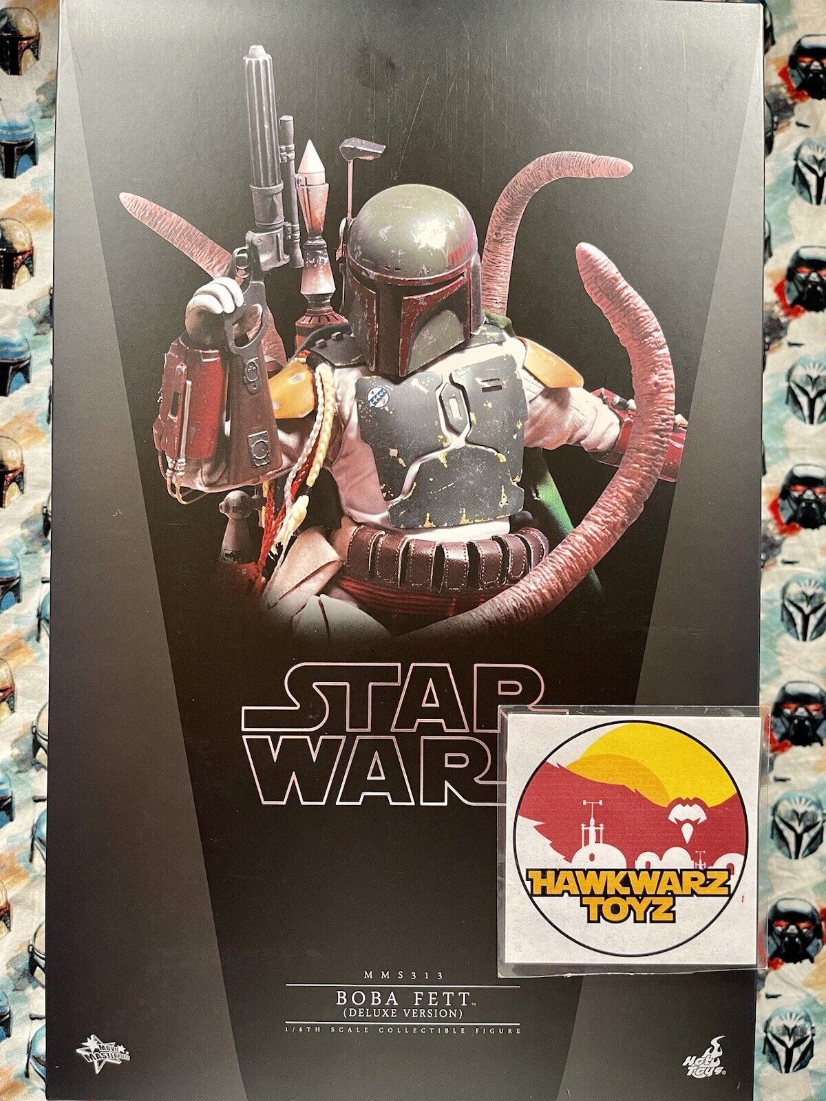 Hot Toys Star Wars The Return Of The Jedi Boba Fett Deluxe MMS313 1/6 Sideshow