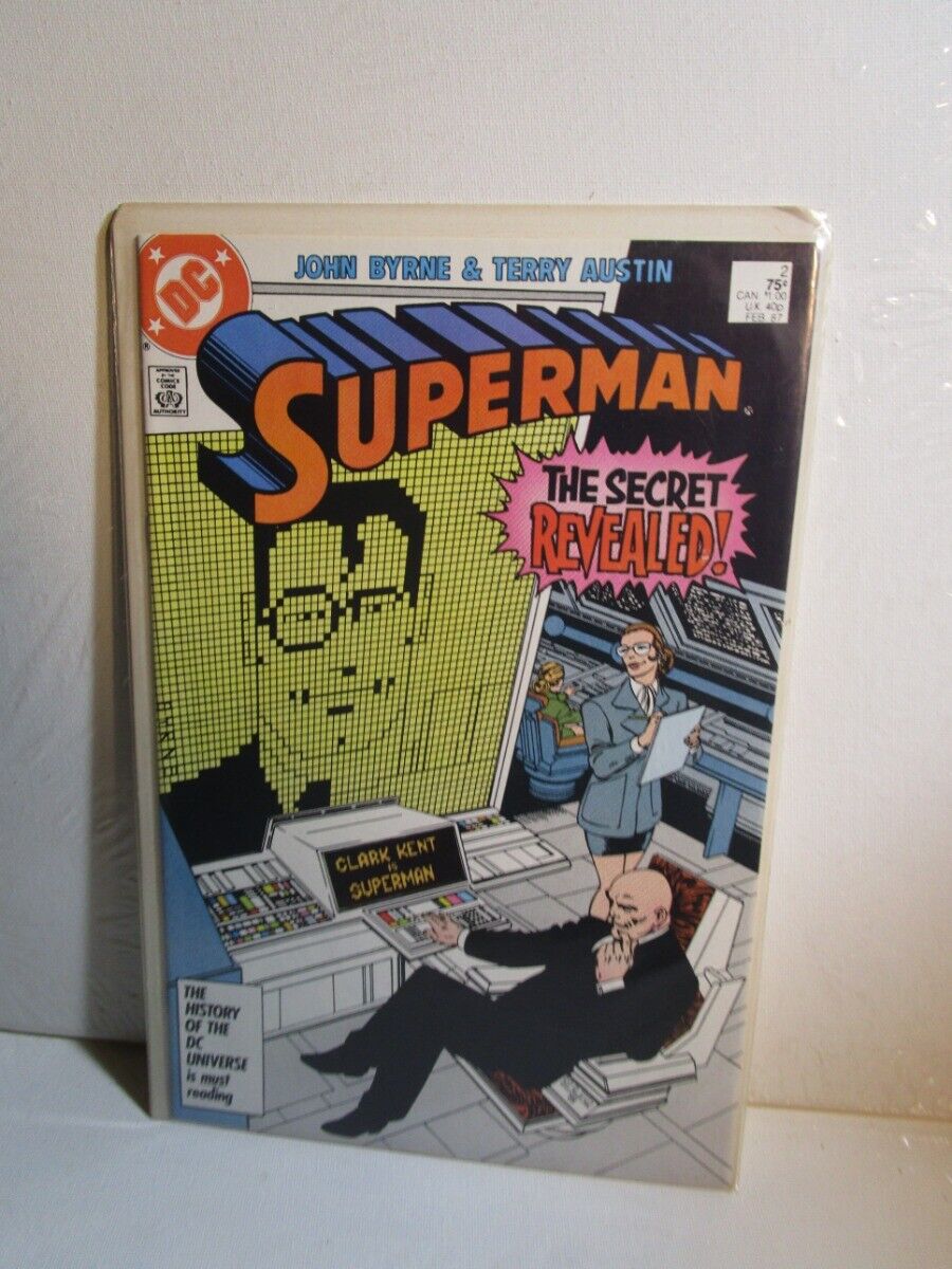 Superman #2 Vol. 2 (DC, 1987) Bagged Boarded