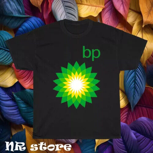 New BP British Petroleum Oil logo T shirt Funny Size S to 5XL