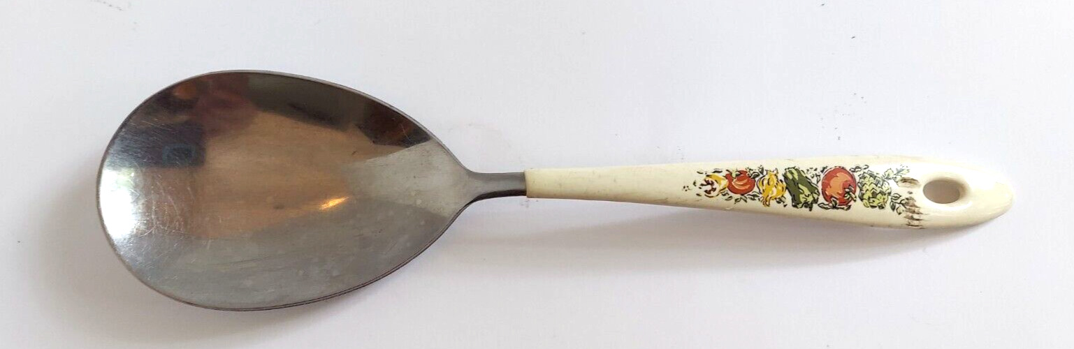 Vintage Corelle Spice Of Life Serving Spoon utensil corning
