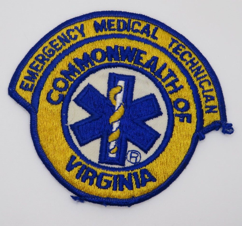 Commonwealth of Virginia EMT Patch