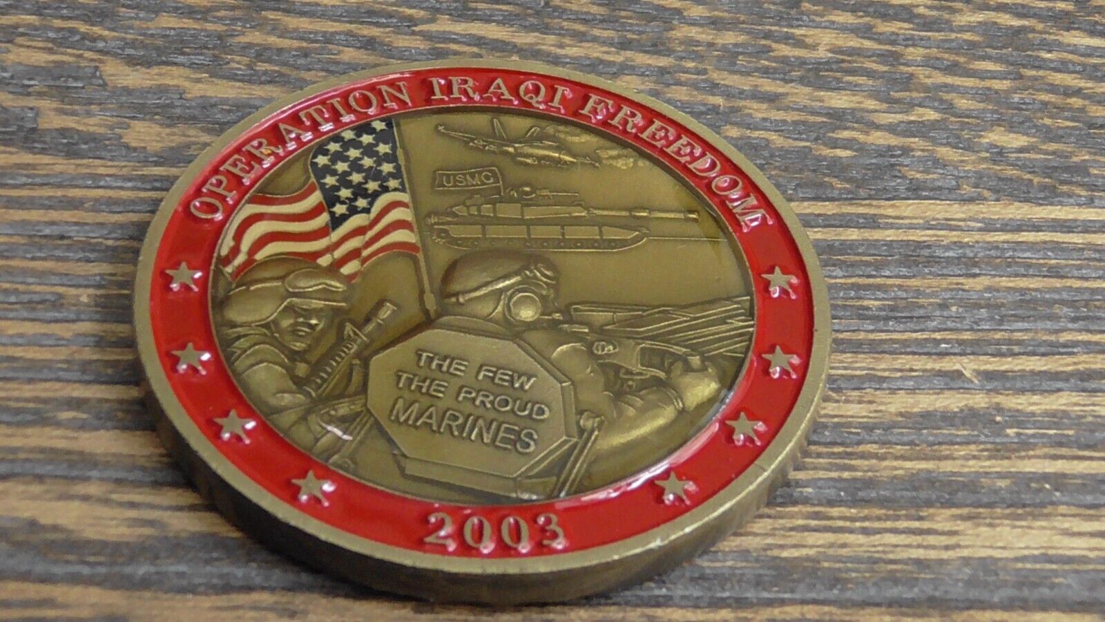 USMC OIF 1st MEF 2nd MEB 24th MEU 15th MEU The Few The Proud  Challenge Coin