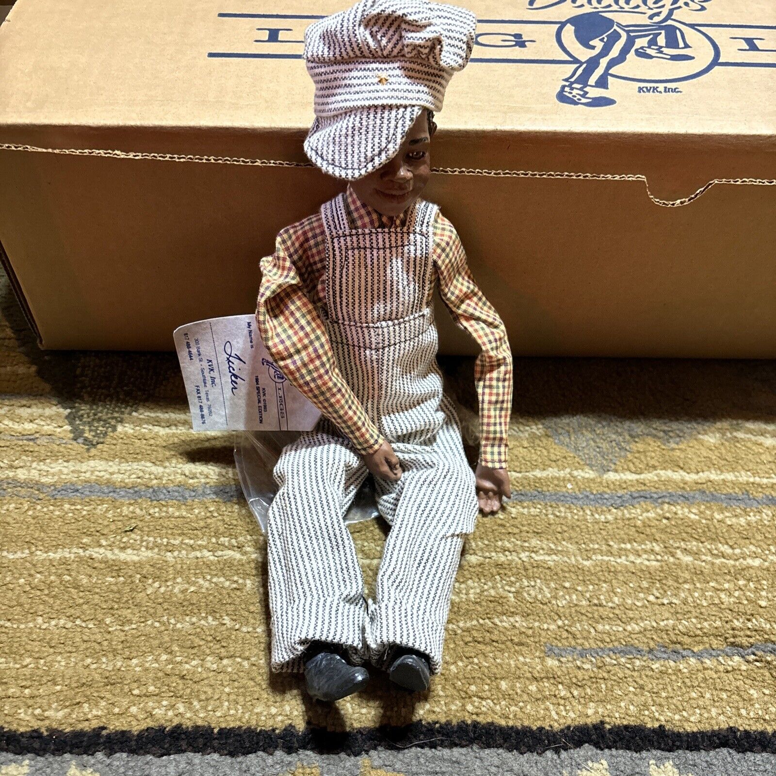 Daddy’s Long Legs Doll SIGNED New Vintage Collectors Doll Ticker