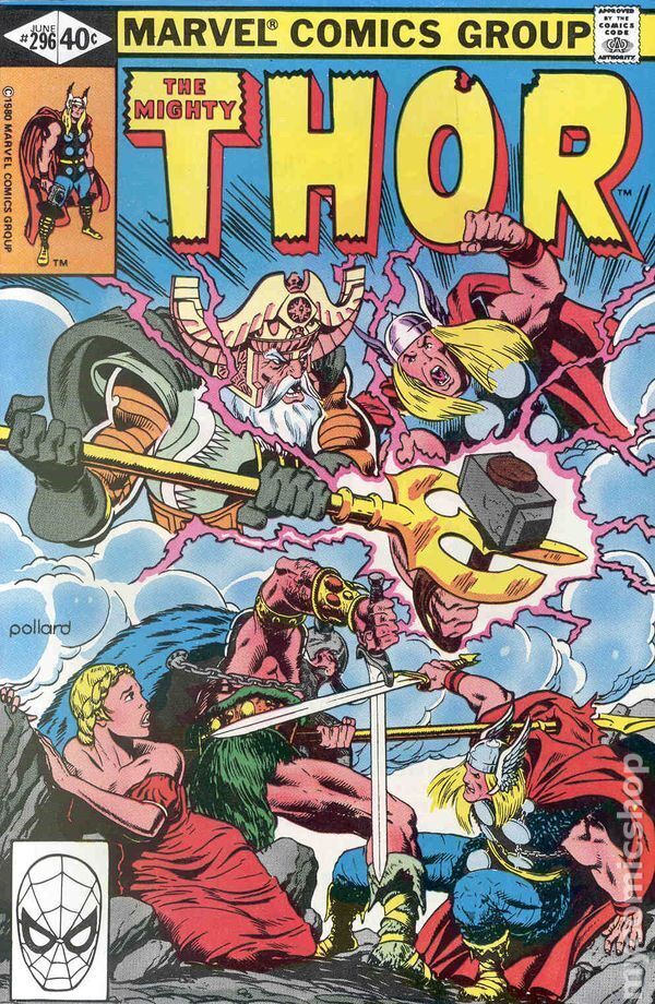Thor #296 FN+ 6.5 1980 Stock Image