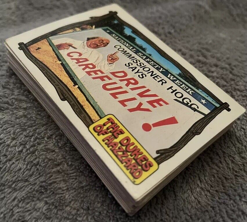 1981 DONRUSS THE DUKES OF HAZZARD SERIES 3 NEAR COMPLETE 37/44 CARD SET. VG-EX