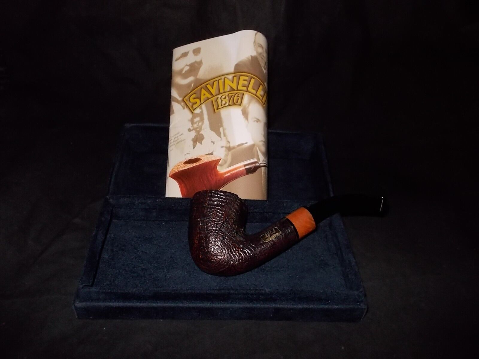 🔴 SAVINELLI COLLECTION PIPE YEAR 2003 SLEEVE, BOX & BALSA SYSTEM FILTERS (21)