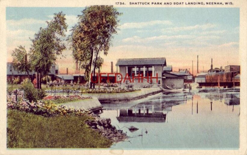 1921 SHATTUCK PARK AND BOAT LANDING, NEENAH, WI
