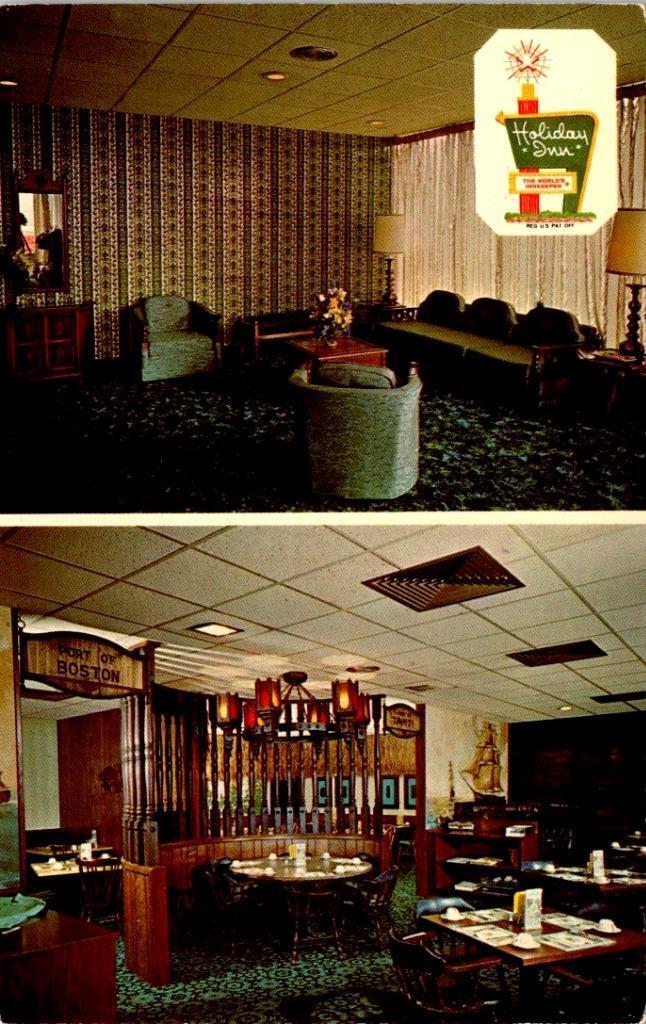 Franklin, TN Tennessee HOLIDAY INN MOTEL Interior View ROADSIDE Vintage Postcard