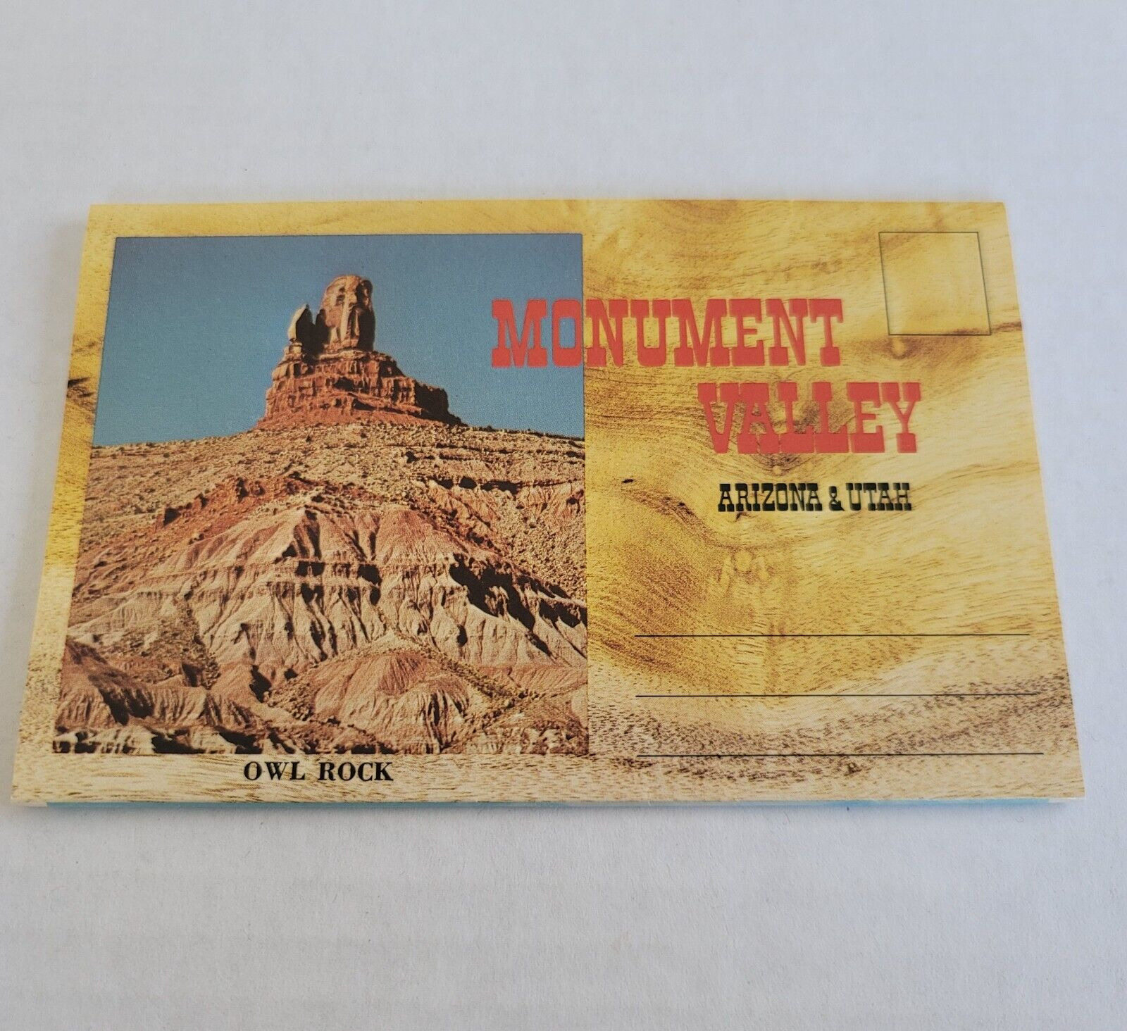 Vintage 1970 Foldout Photo Postcard Booklet Monument Valley Arizona & Utah