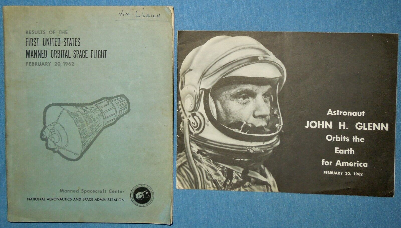 NASA\'s Results of First US Manned Orbital Space Flight, Feb. 20, 1962 & Bonus