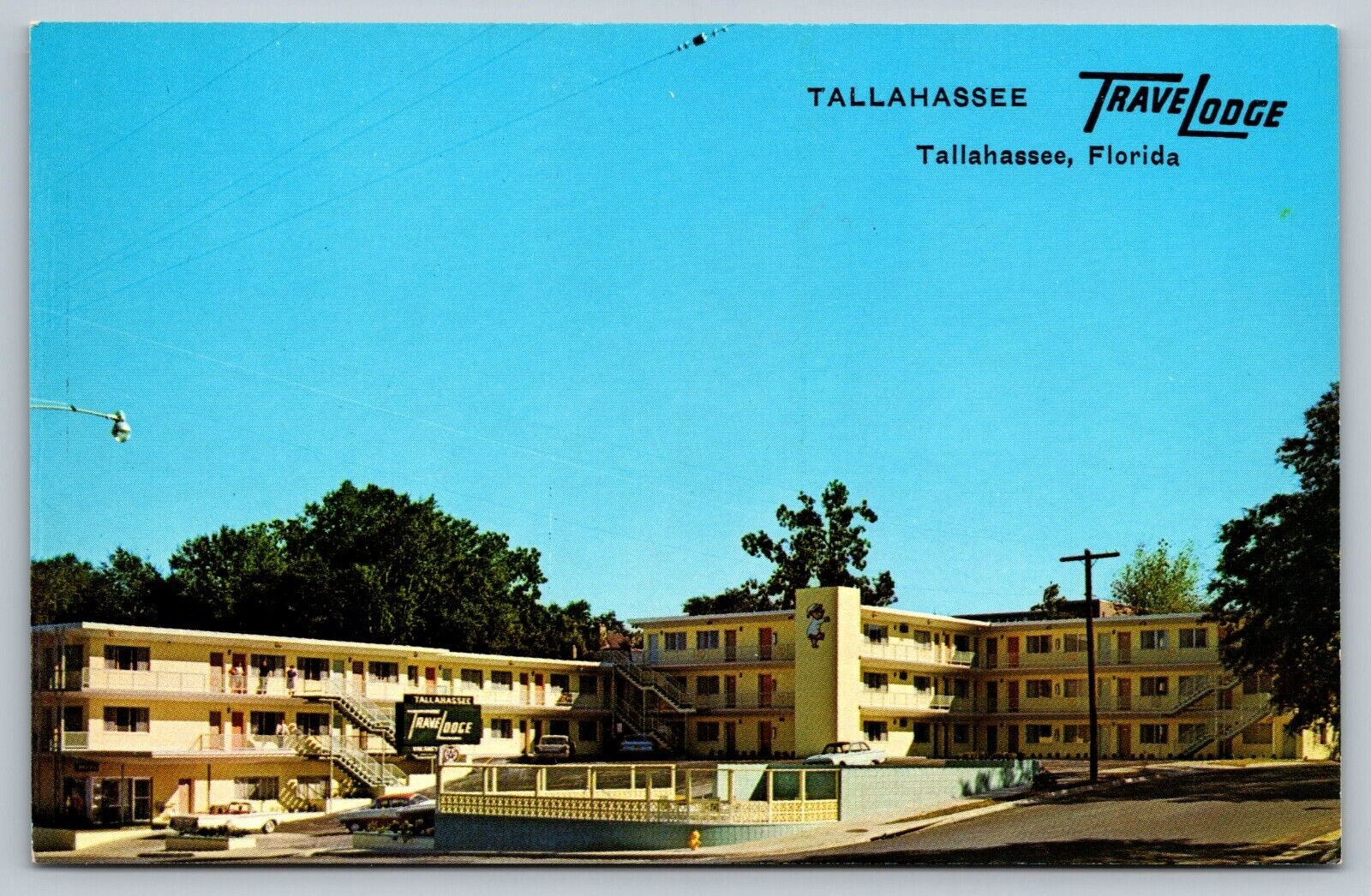 Tallahassee TraveLodge,FL Leon County Florida Chrome Postcard Vintage Post Card