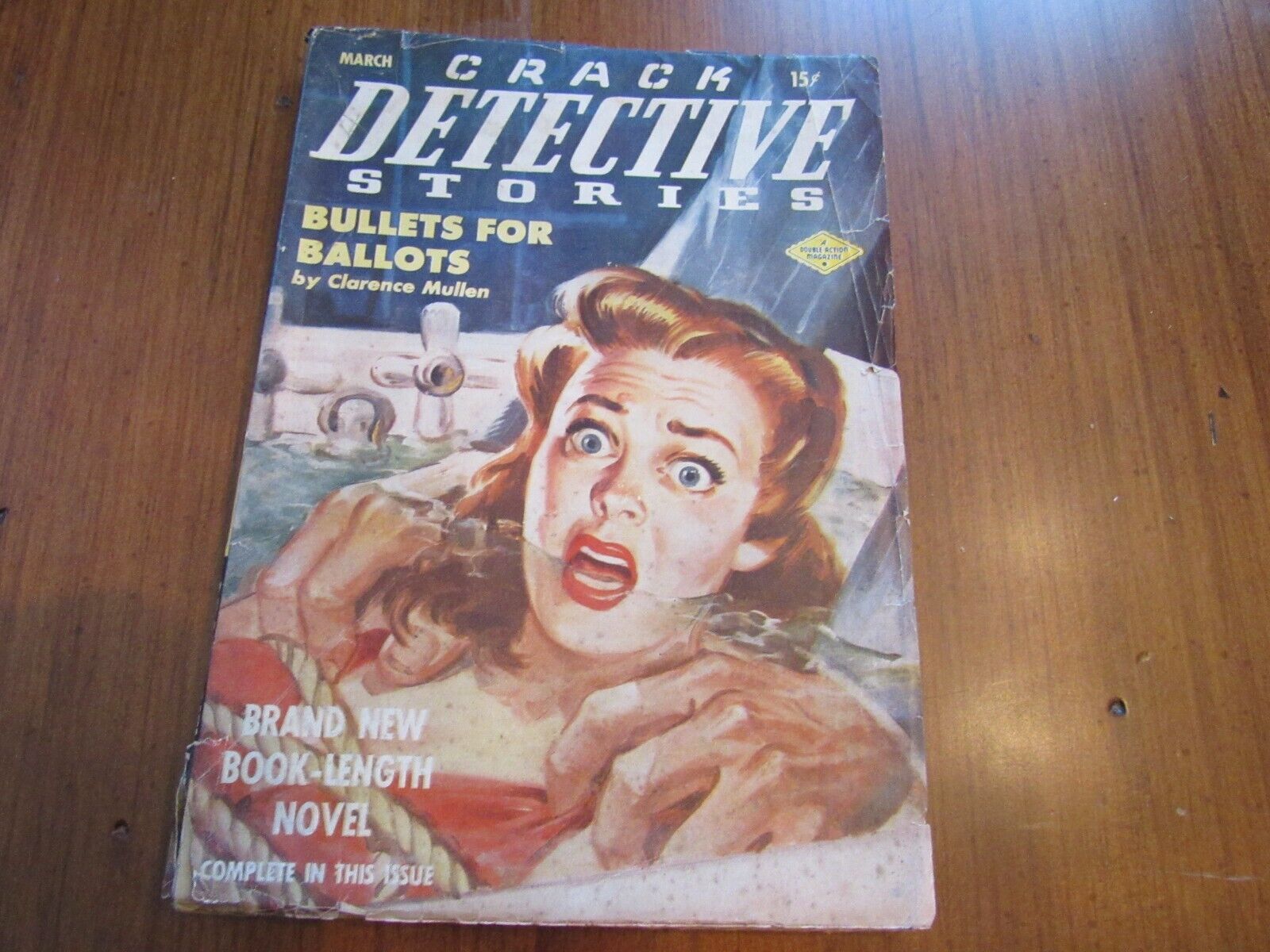 CRACK DETECTIVE STORIES   MARCH 1949  COLUMBIA PUBLICATIONS MYSTERY PULP MAG