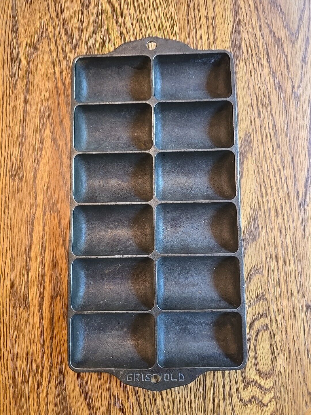 Griswold Cast Iron #11 Slant Logo French Roll Pan
