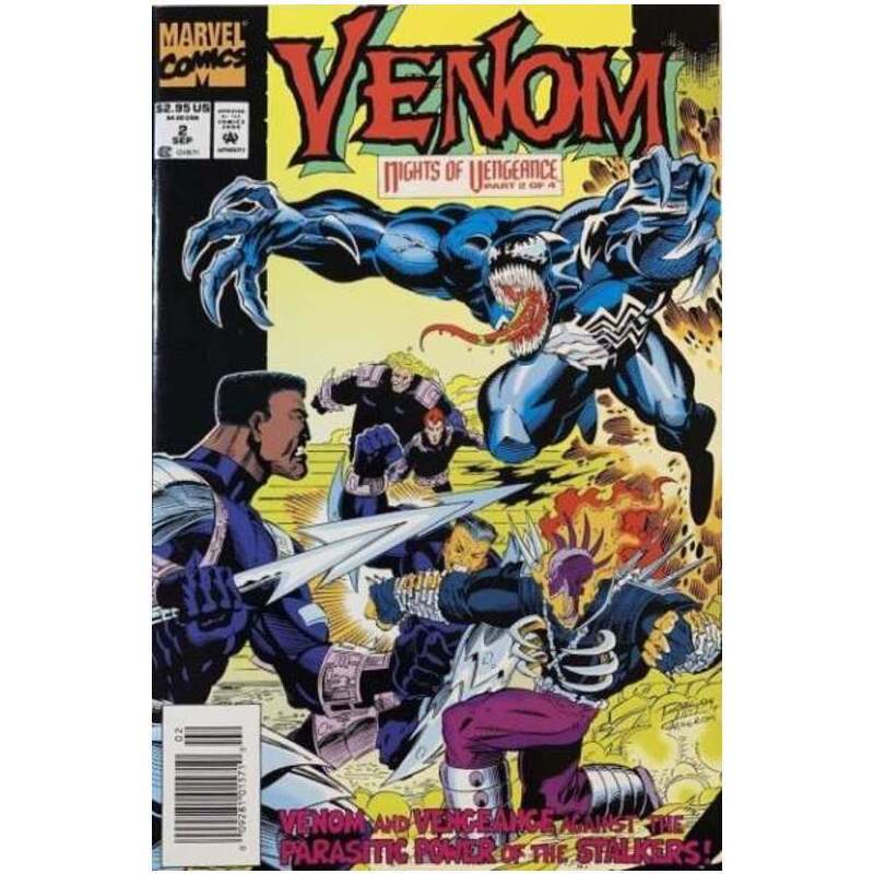 Venom: Nights of Vengeance #2 Newsstand in VF condition. Marvel comics [s}