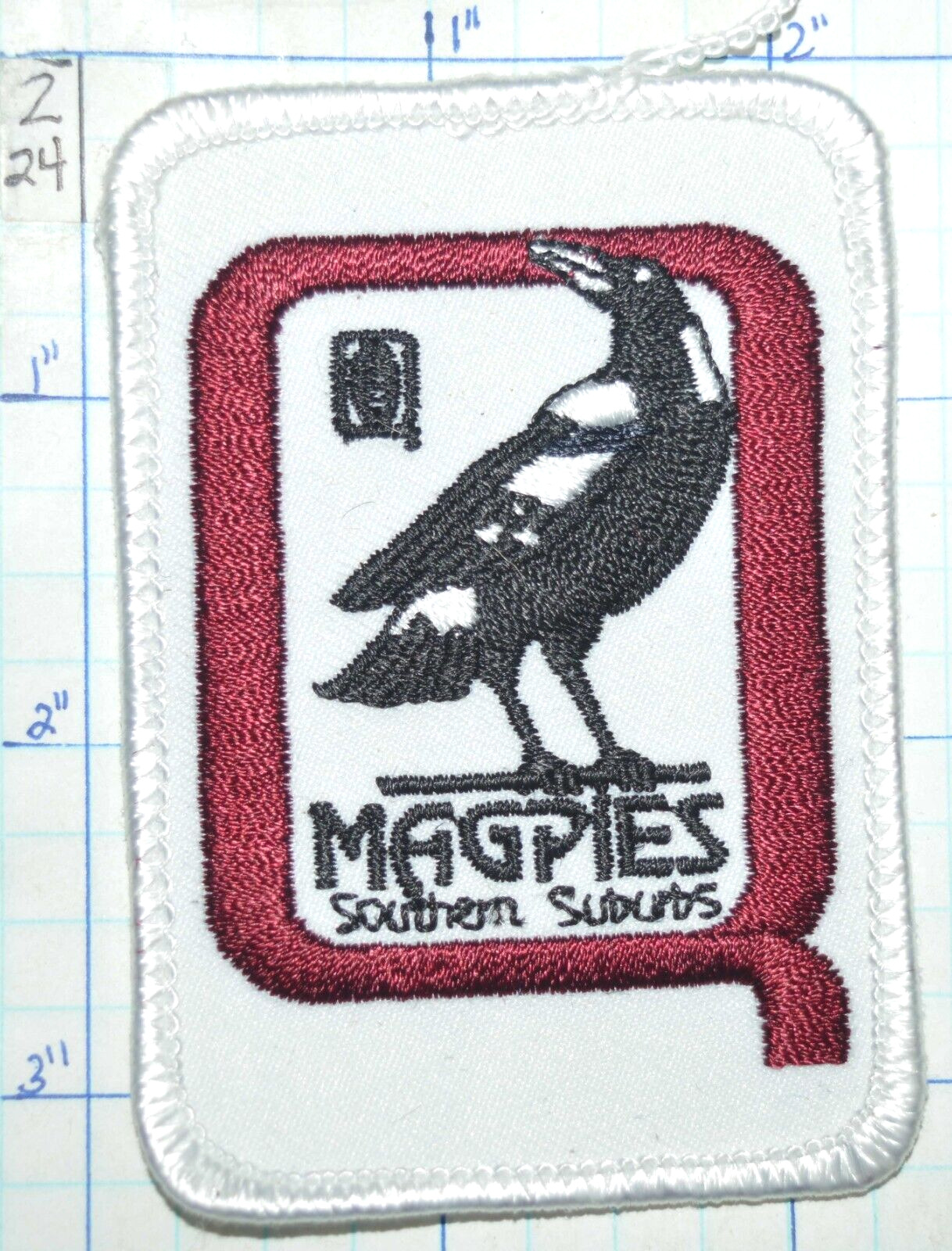 SOUTHERN SUBURBS MAGPIES RUGBY LEAGUE FOOTBALL CLUB BRISBANE AUSTRALIA PATCH