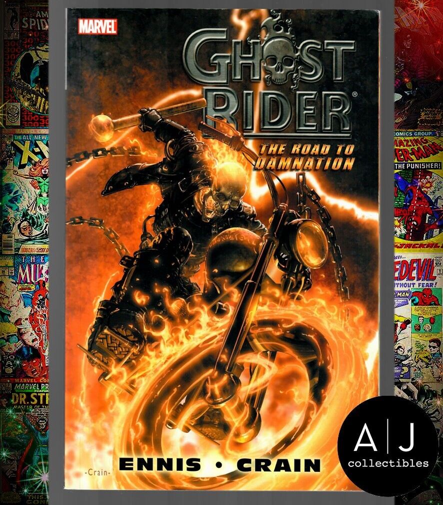 Ghost Rider The Road to Damnation Marvel TPB RARE Garth Ennis 1st Printing