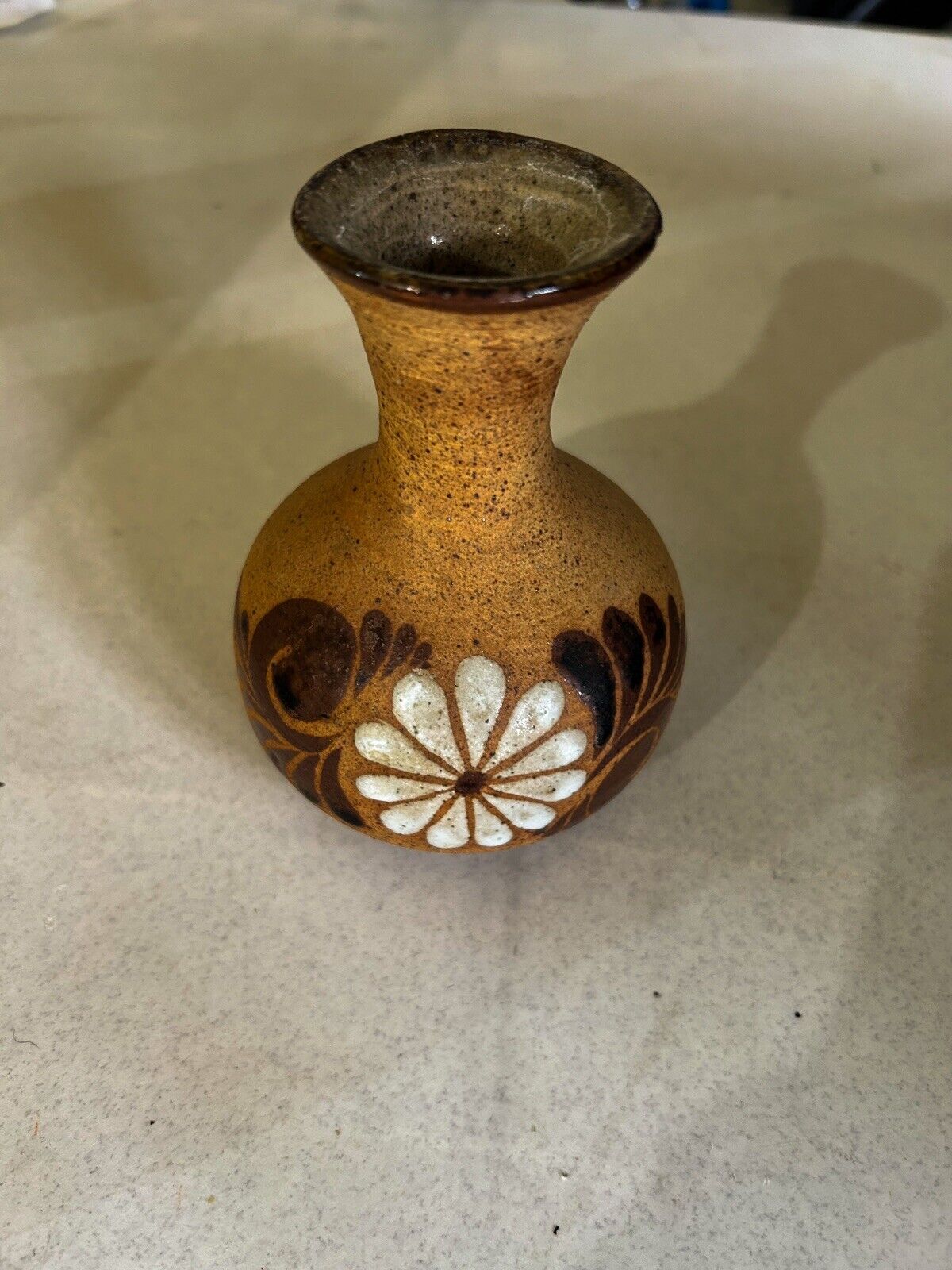 Vintage Mexican Pottery Mini Vase