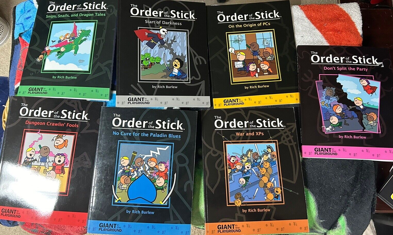 The Order of the Stick  Rich Burlew D, -1, 0, 1, 2, 3, 4.  7 Comic Set