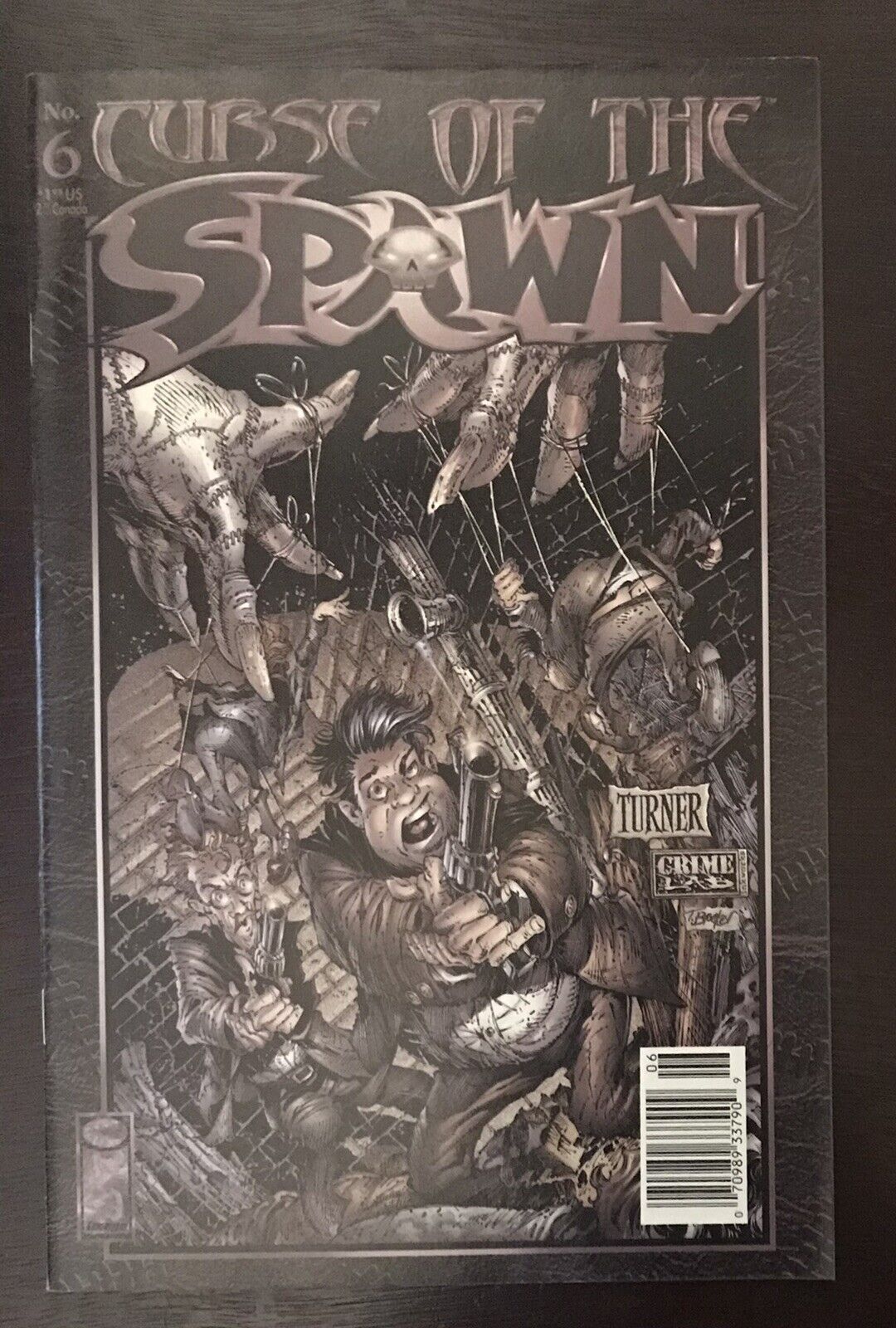 Spawn #6 1997 Newsstand 1:100 variant Image Comic Book The Curse of Spawn NM