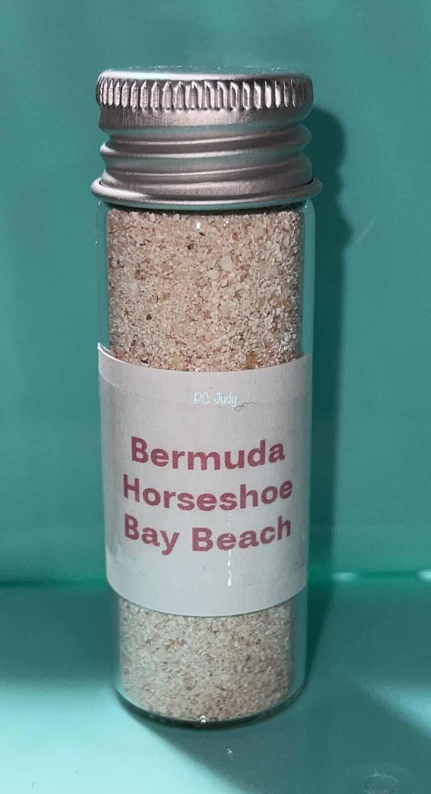 Bermuda Pink Sand in a 15 mL Bottle.( Horseshoe Bay Beach )