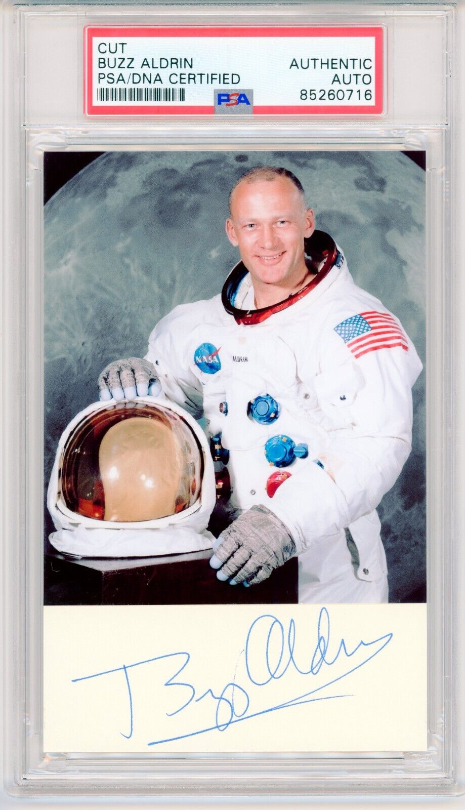 Buzz Aldrin ~ Signed Autographed Moonwalker Apollo 11 ~ PSA DNA Encased