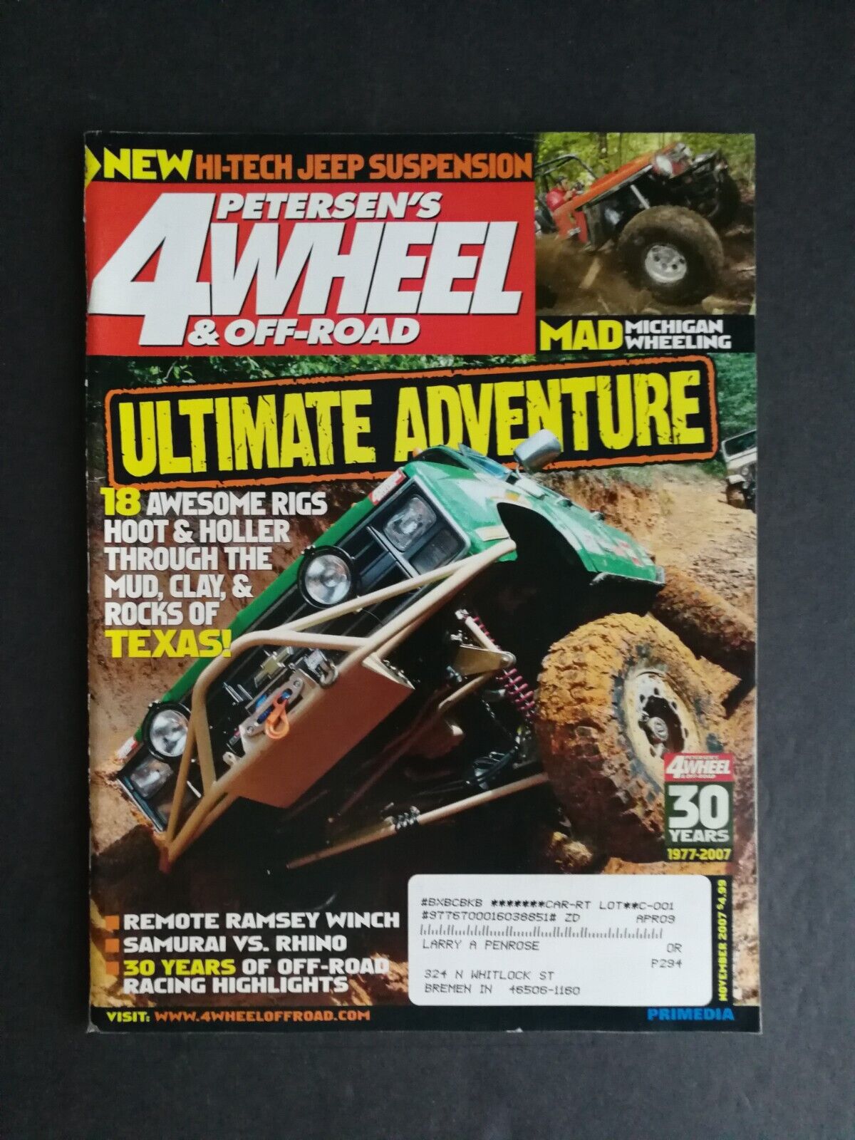4 Wheel & Off Road Magazine November 2007 223