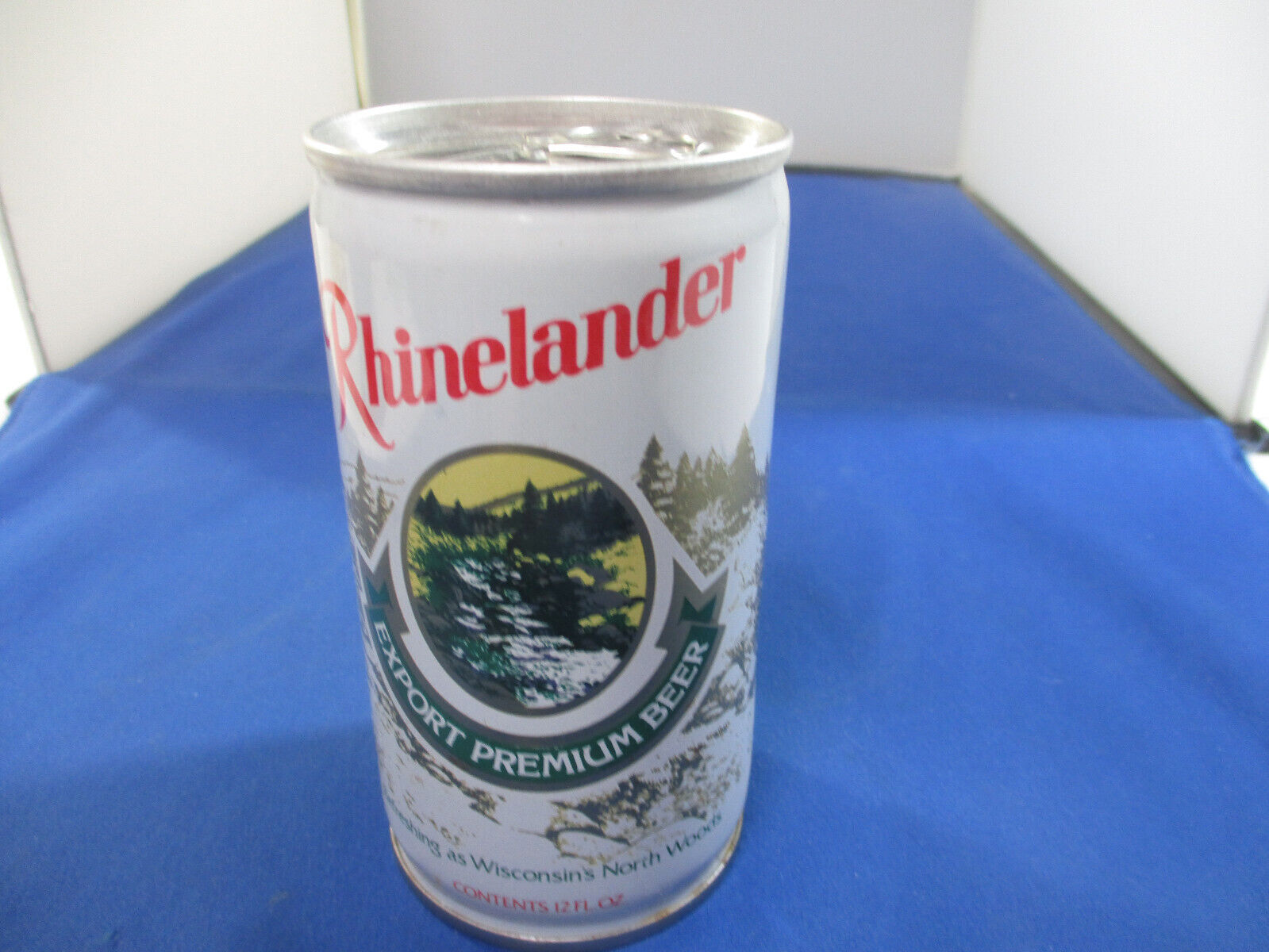 RHINELANDER Export Premium Beer Can Bottom Opened