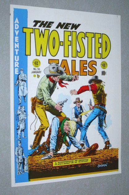 Original 1970\'s EC Comics Two-Fisted Tales 36 old west cowboys art cover poster