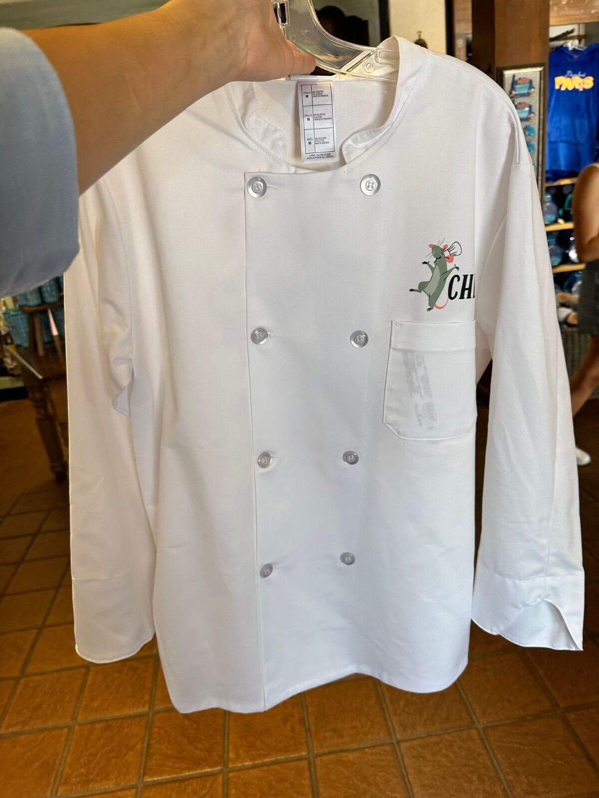 Disney Parks Epcot Remy\'s Ratatouille Adventure Chef Coat Jacket Adult XL
