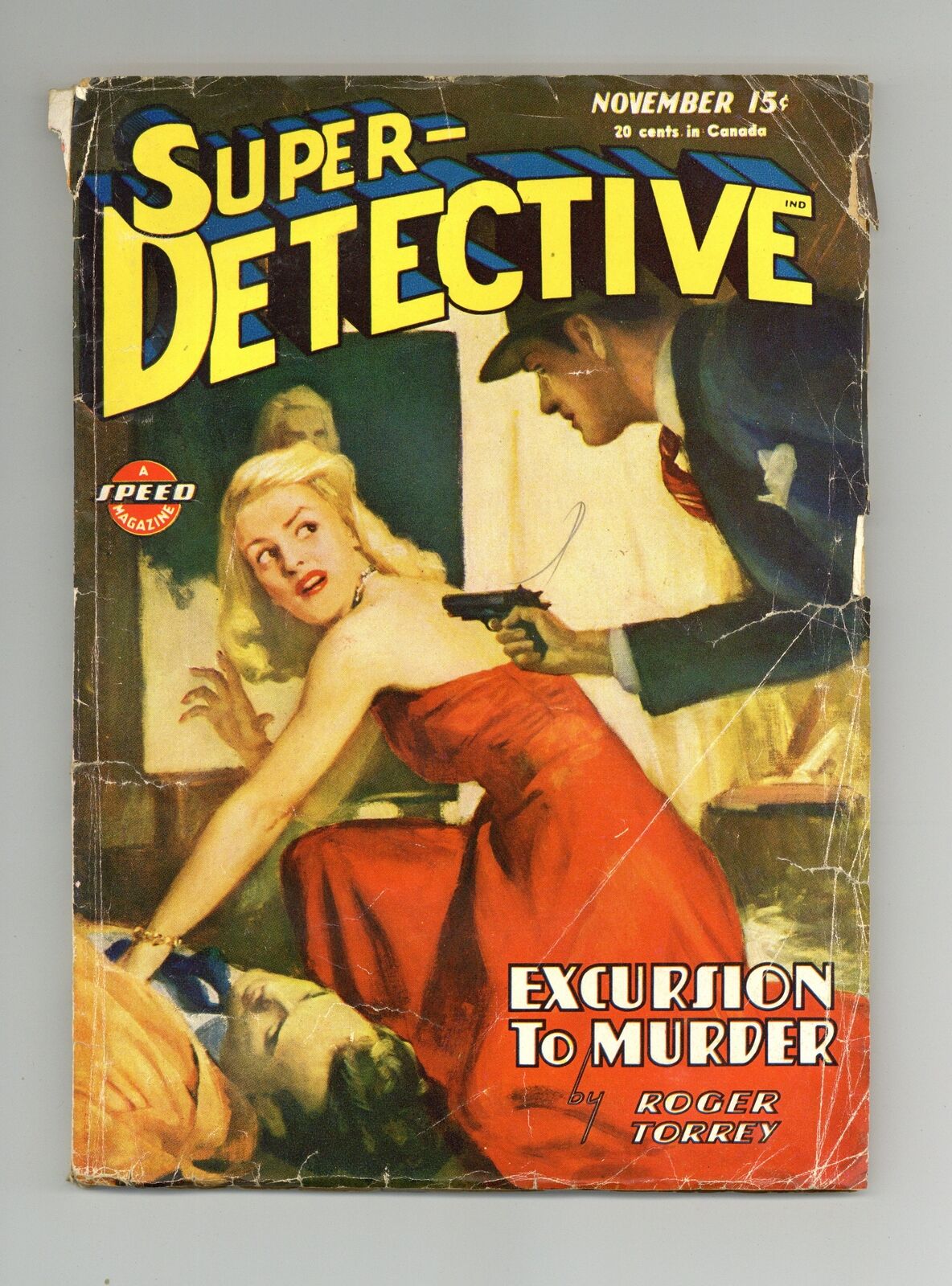 Super-Detective Pulp Nov 1945 Vol. 8 #1 GD